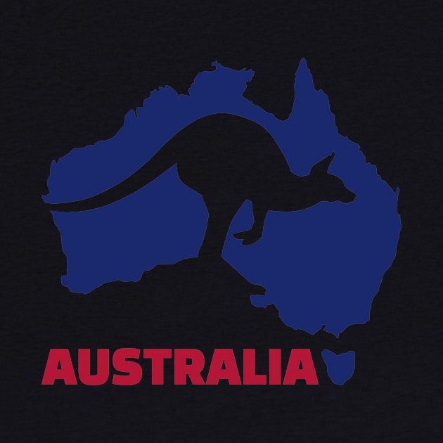 Australia kangaroo by Designzz